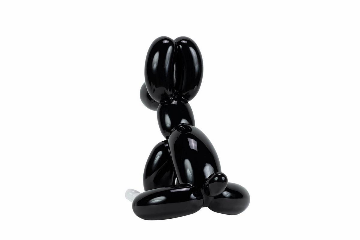 SKULPTUR Schwarz 30/28 cm - Schwarz, Stein (1.15/28/18cm) - KUNSTLOFT