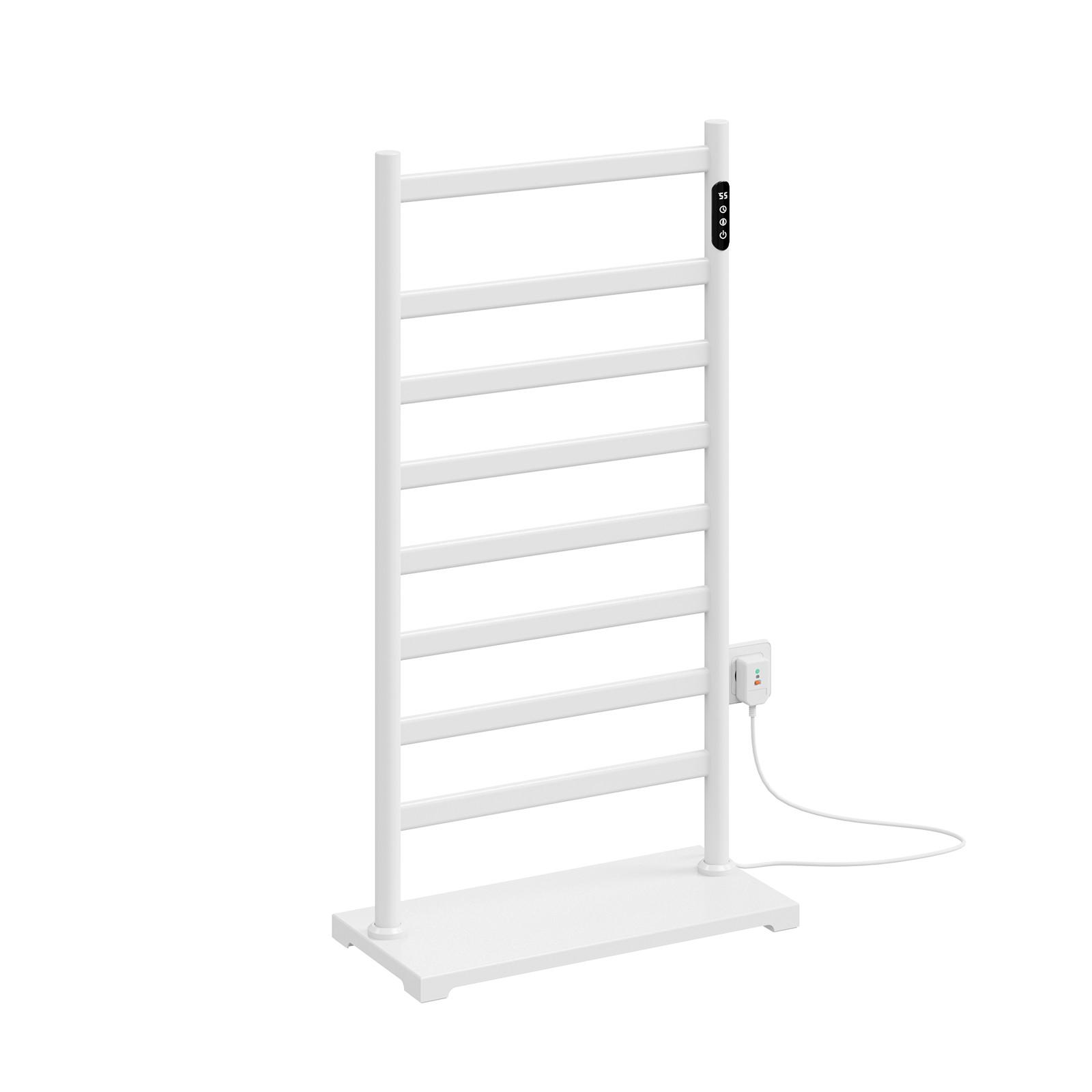 HANDTUCHHEIZKÖRPER elektrischer Tragbare Weiß 285 W 53/100/26 cm - Weiß, Metall (53/100/26cm) - EMKE