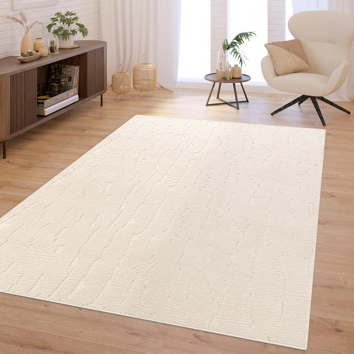 HOCHFLORTEPPICH Boho Creme 200 x 280 cm - Creme, Kunststoff (200/280cm) - TT Home