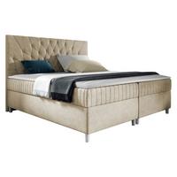 BOXBETT Prowansja - H3 - Creme, Holz (160/200cm) - MIRJAN24