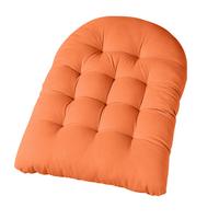 HÄNGESESSEL-KISSEN terracotta-orange – halbrund, 80/120 cm - Terracotta, Textil (80/12/120cm) - Homescapes