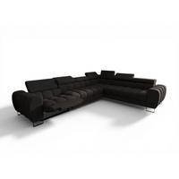 ECKSOFA Bastien Relax - Dunkelgrau, Holzwerkstoff/Textil (330/260cm) - Fun Möbel
