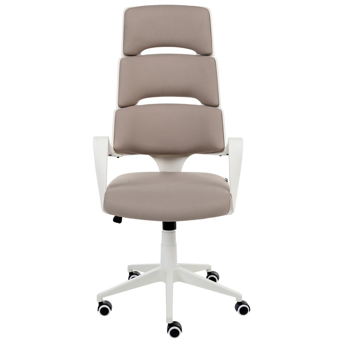 BÜROSTUHL Taupe Grandiose - Taupe, Textil (66/111/52cm) - Beliani