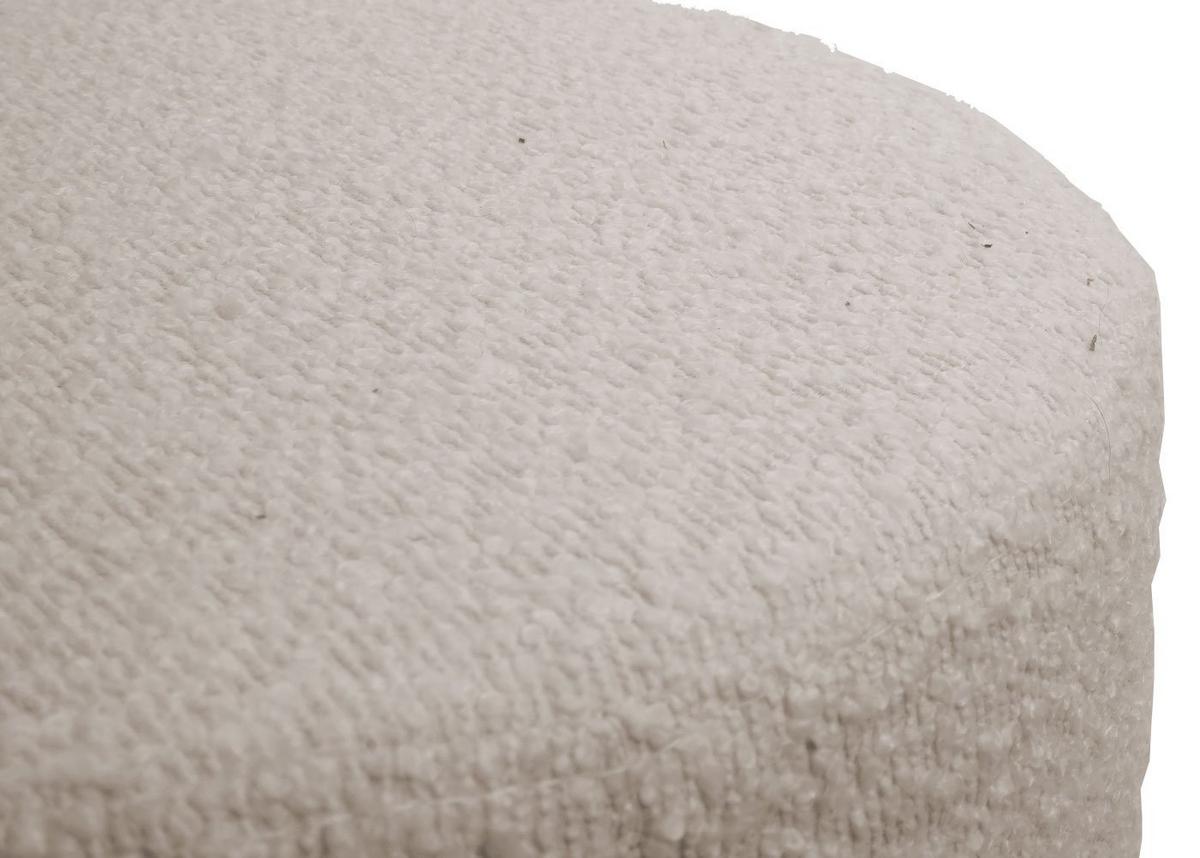 HOCKER Cremeweiß 2er-Set - Weiß, Textil (37/57/37cm) - MCW