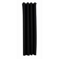 VORHANG »NEW YORK« HxB 225x140 cm Schwarz - Schwarz, Textil (140/225cm) - Gardinenbox