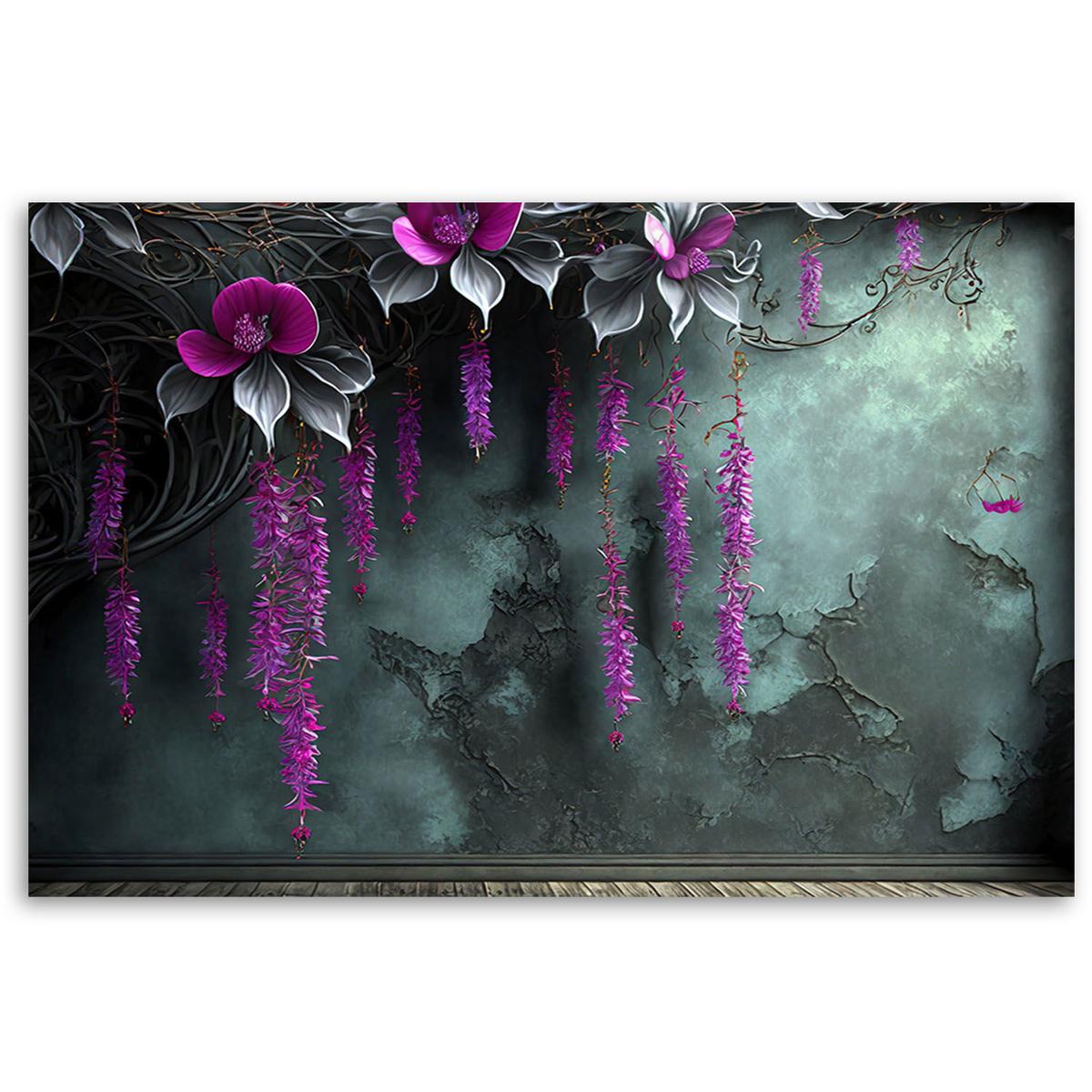 KUNSTDRUCK Grün 60/40 cm - Grün, Textil (60/40cm) - KUNSTLOFT