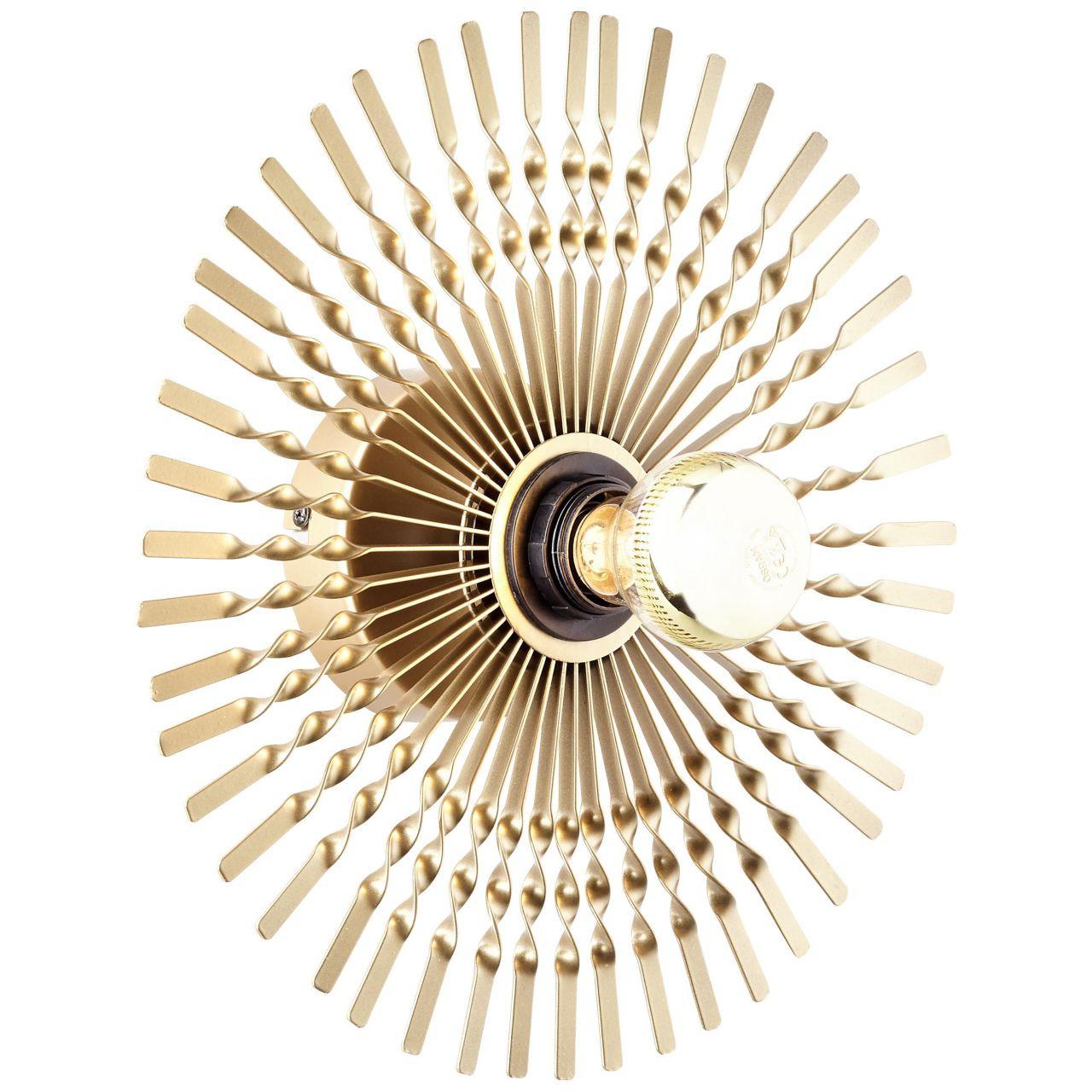 WANDLEUCHTE Mendoza 99277/16 - Goldfarben, Metall (33/33/9.5cm) - Brilliant