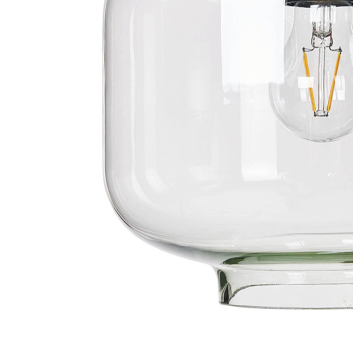 HÄNGELEUCHTE Bemboka 26/40/155 cm - Transparent, Glas (26/40/155cm) - Beliani