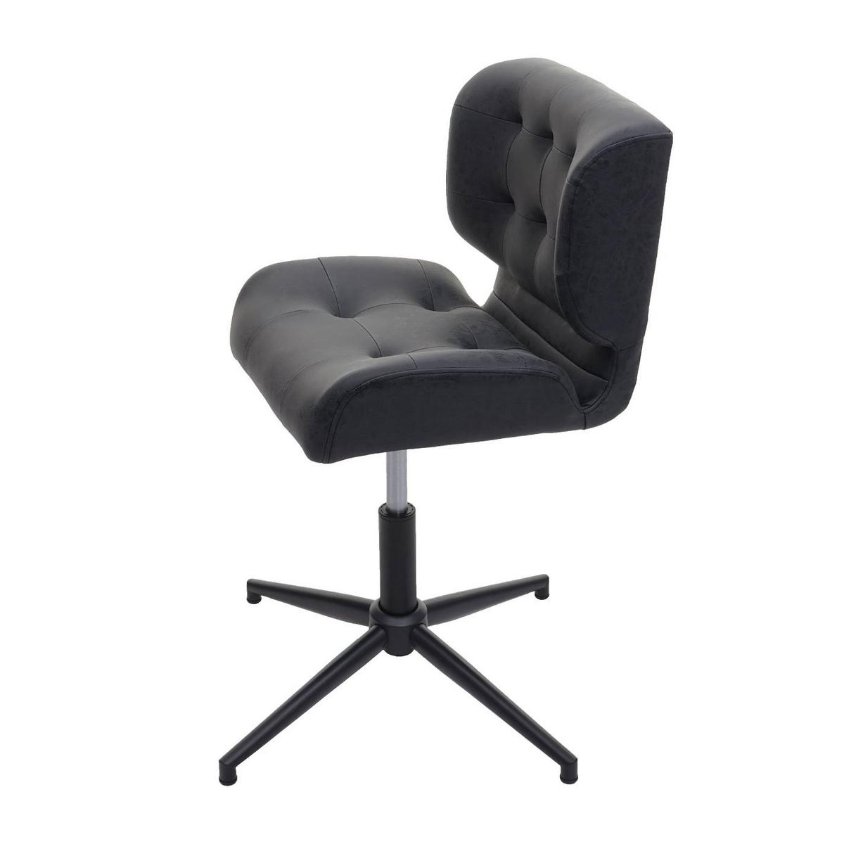 BÜROSTUHL Schiefergrau - Dunkelgrau/Anthrazit, Textil (64/87/64cm) - MCW