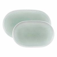 SERVIERPLATTEN-SET Sento Home Aura mint 2-tlg. - Mintgrün, Keramik (2/2/2cm) - Seltmann Weiden