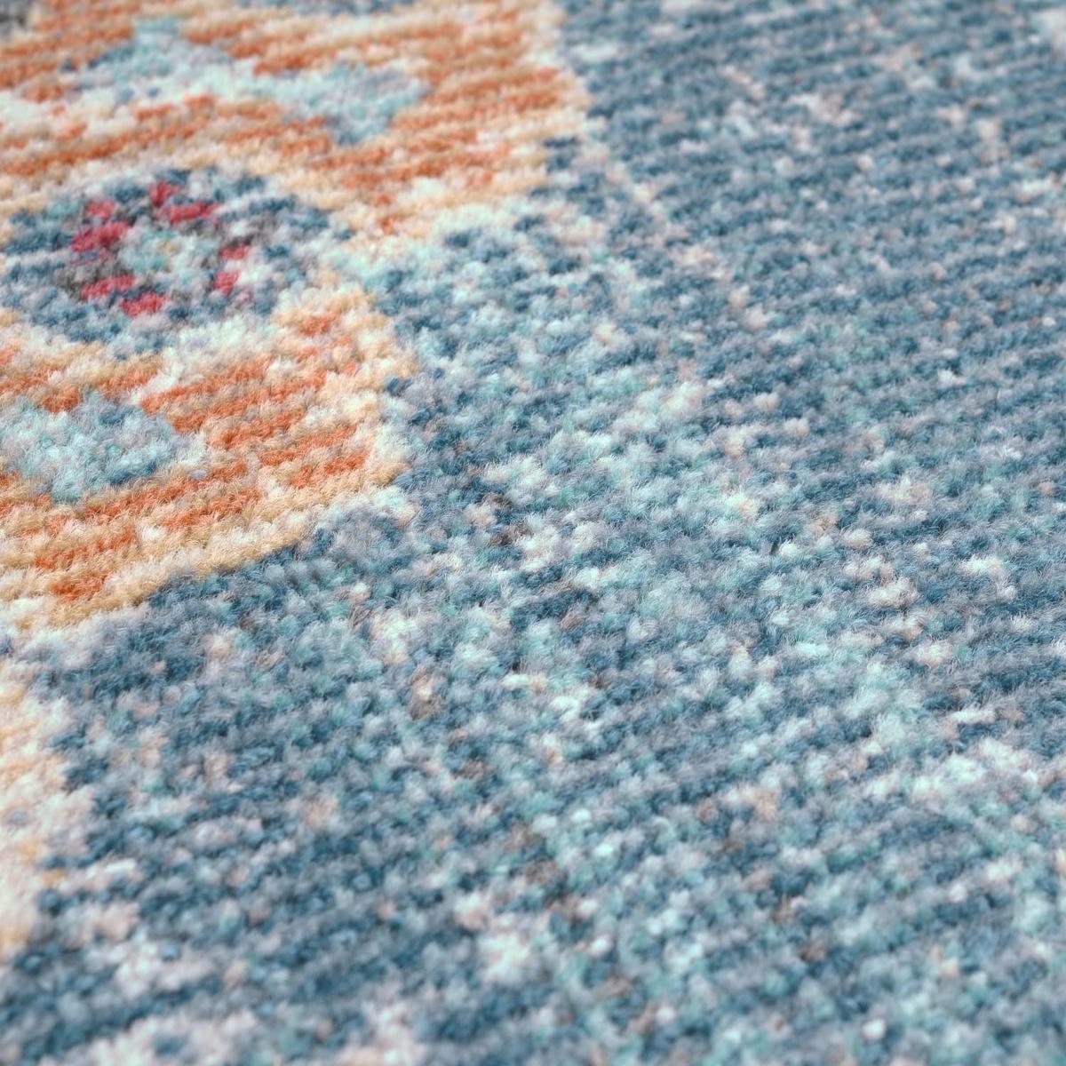 OUTDOORTEPPICH, orientalisch im Vintage-Stil, aus Polypropylen, Blau, 60 x 100 cm - Blau, Textil (100/60cm) - KADIMA DESIGN