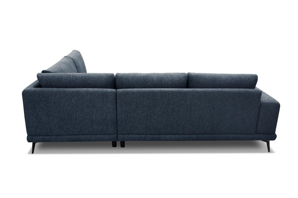 ECKSOFA MEDIOLANE 5-Sitzer, dunkelblau - Dunkelblau, Holzwerkstoff/Textil (282/219cm) - Wozimo