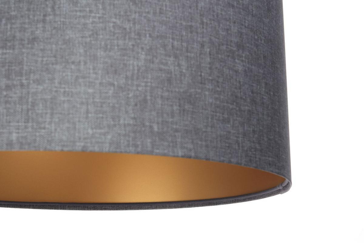 HÄNGELEUCHTE Grau 50/30 cm - Goldfarben/Grau, Kunststoff (50/0.6/30cm) - ONZENO