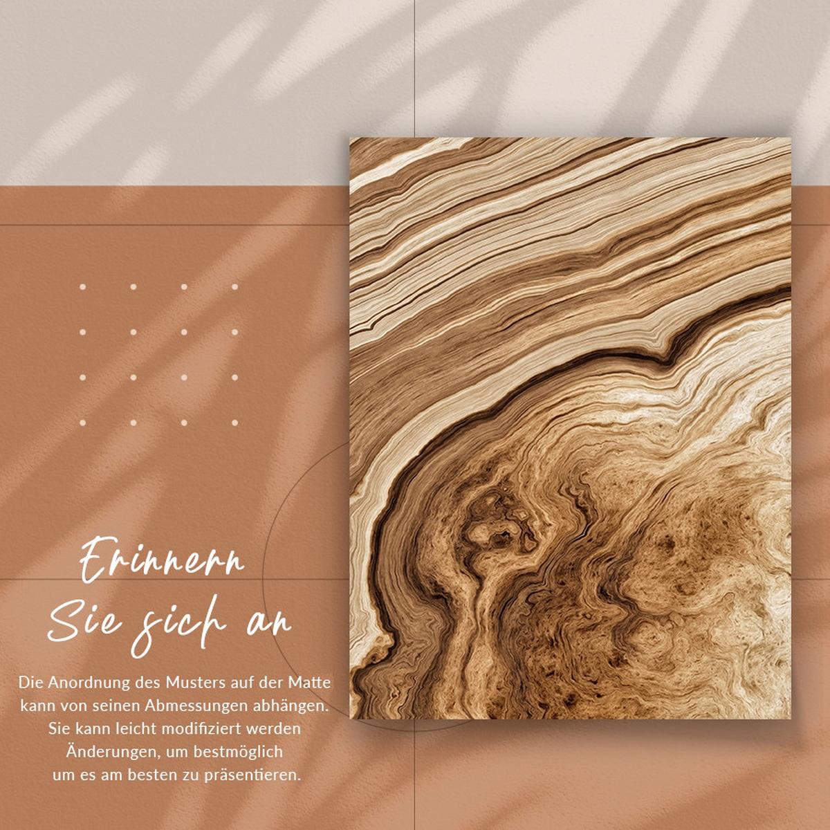 VINYL TEPPICH 60x90 cm Persische Geometrie - Beige, Kunststoff (60/90cm) - TULUP