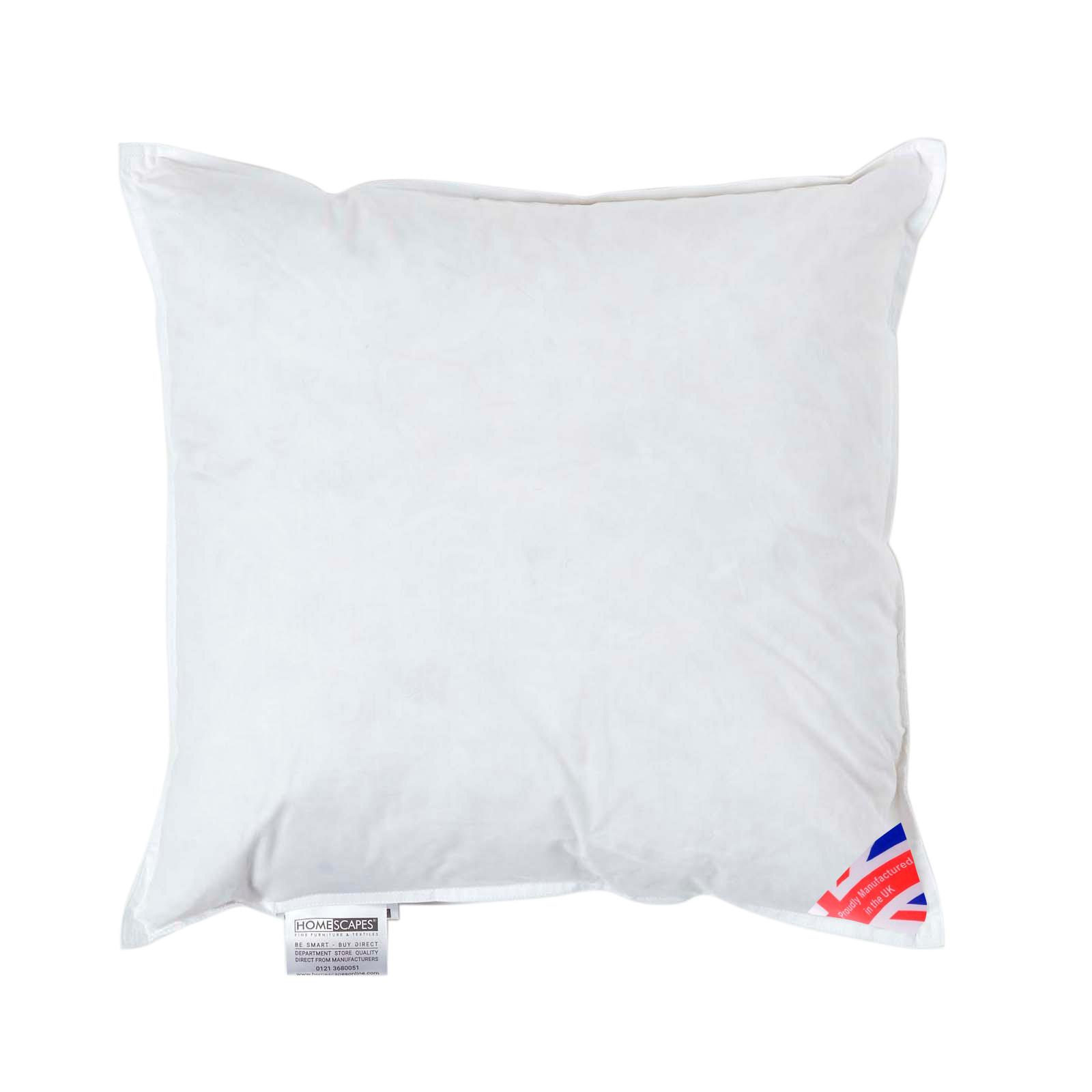 FÜLLKISSEN 40/40 cm – Entenfedern - Weiß, Textil (40/40cm) - Homescapes