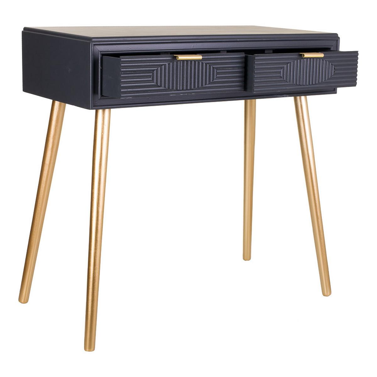 KONSOLENTISCH aus Holz, grau, 82x41x78cm - Grau, Holzwerkstoff (41/82/78cm) - Wanderlust