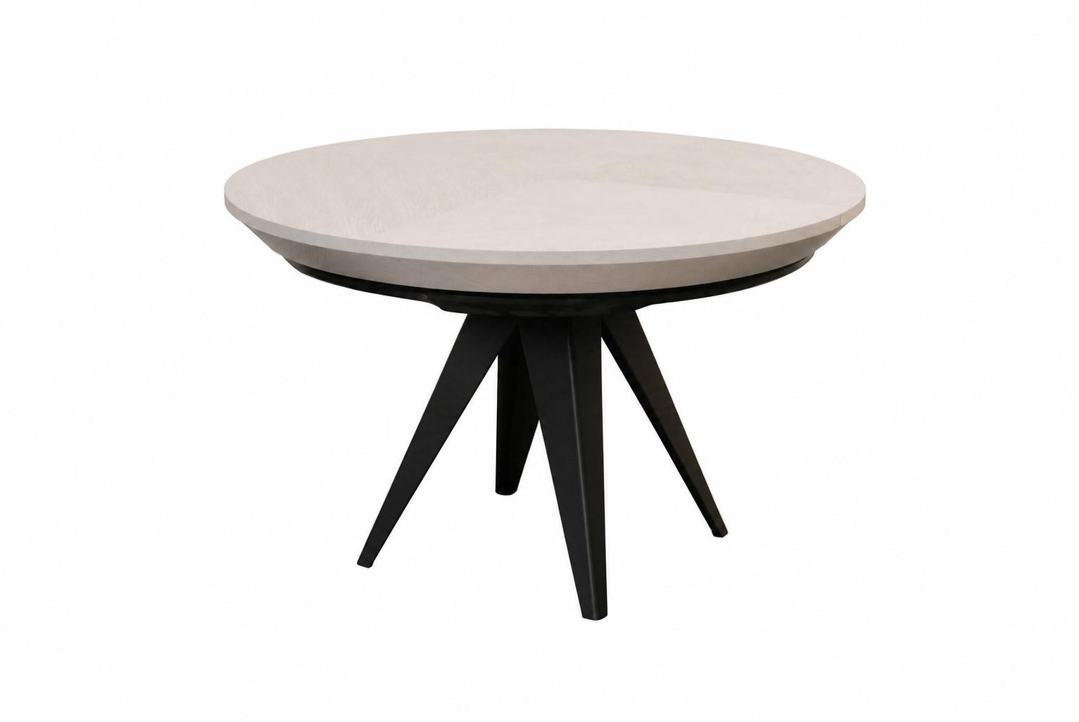 ESSTISCH GLOBO Ausziehbar 120 - 220 / 120 x 76 cm - Schwarz/Weiß, Holz (120/120/76cm) - MASSENO