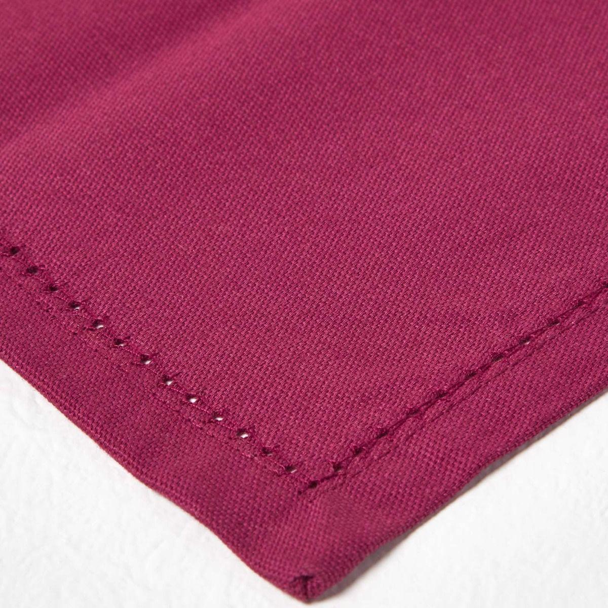 STOFFSERVIETTEN 4er-Set weinrot 45/45 cm, 100% Baumwolle - Weinrot, Textil (45/45cm) - Homescapes