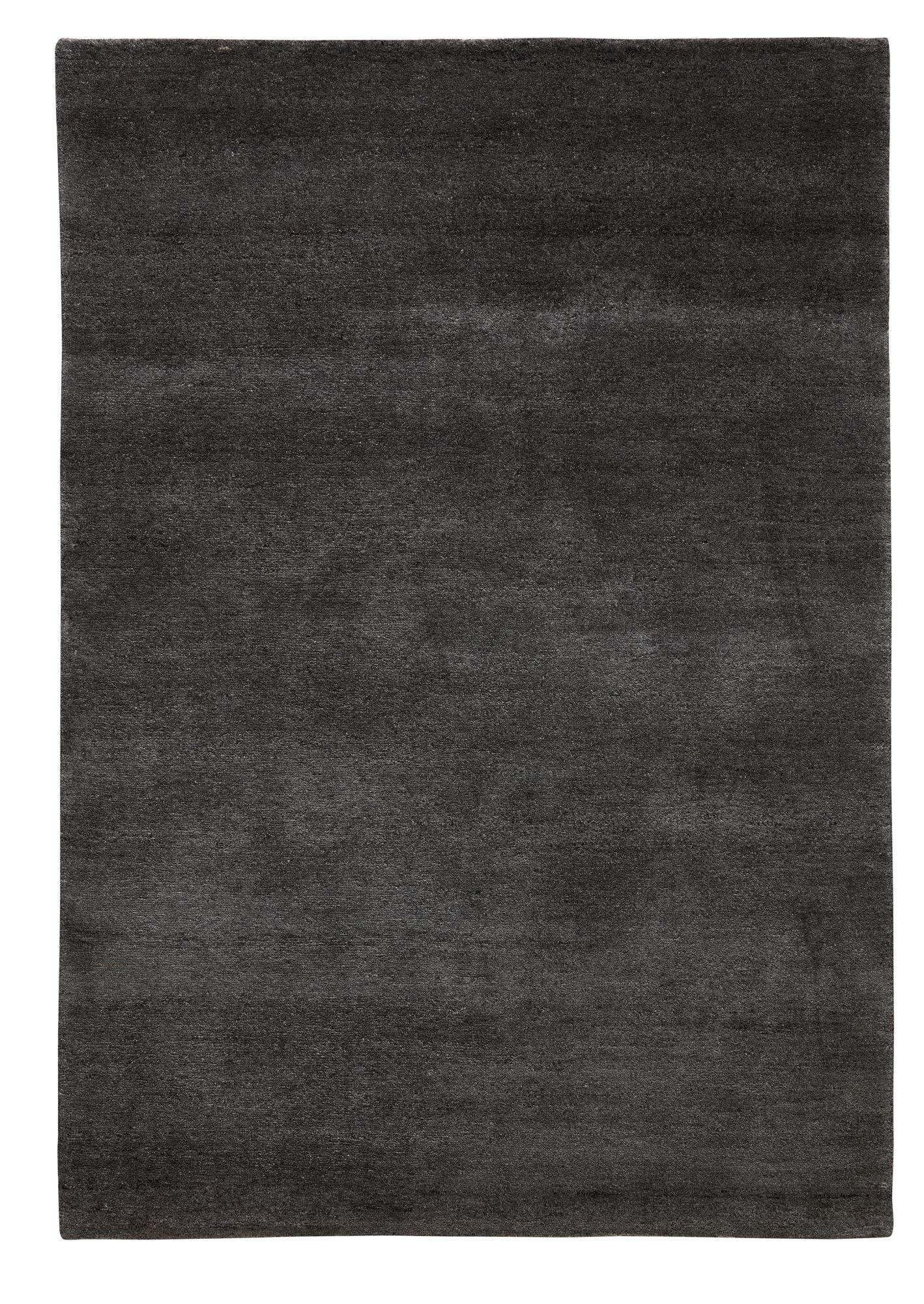 WOLLTEPPICH Heaven 120x180 cm - Dunkelgrau, Textil (120/180cm) - Natur Pur