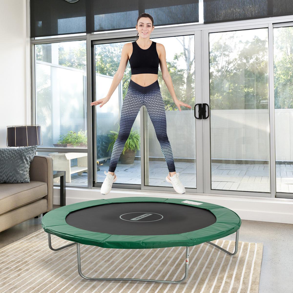 RANDABDECKUNG, PE, Grün, Ø305 cm - Grün, Kunststoff (305/305cm) - HOMCOM
