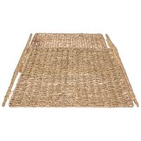 WEIHNACHTSBAUMKRAGEN 28 cm Naturfarben Mistel - Naturfarben, Naturmaterialien (28cm) - Beliani