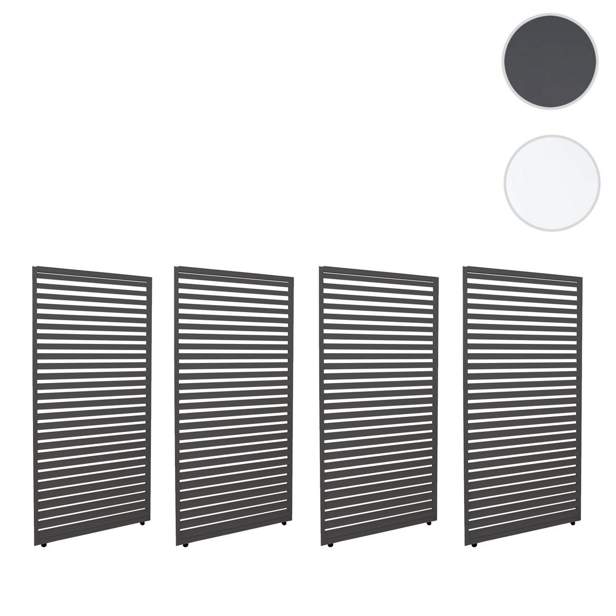 PANEELE FÜR PERGOLA Anthrazit 4er-Set-Set - Anthrazit, Metall (369/204/4cm) - MCW