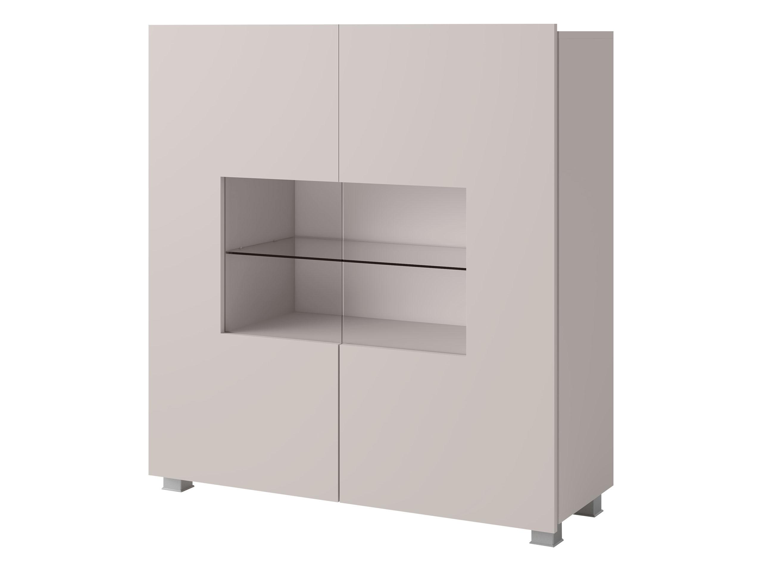 KOMMODE Calabrini 01 - Kaschmir, Holzwerkstoff (100/107/35cm) - MIRJAN24