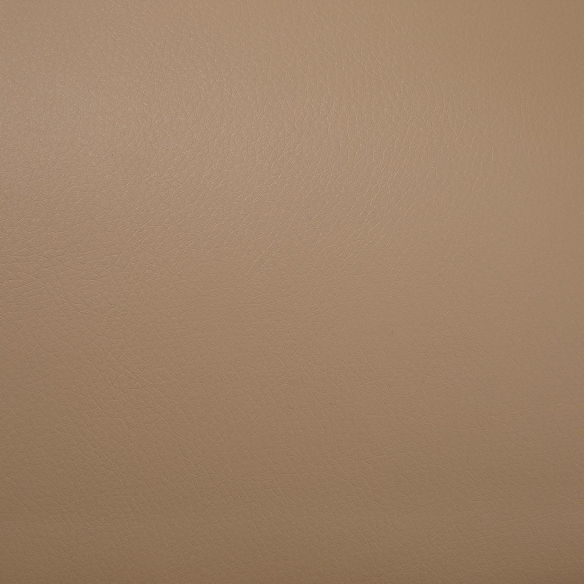 MASSAGESESSEL mit Fußhocker Kunstleder Beige Force - Beige, Holz/Textil (55/100/80cm) - Beliani