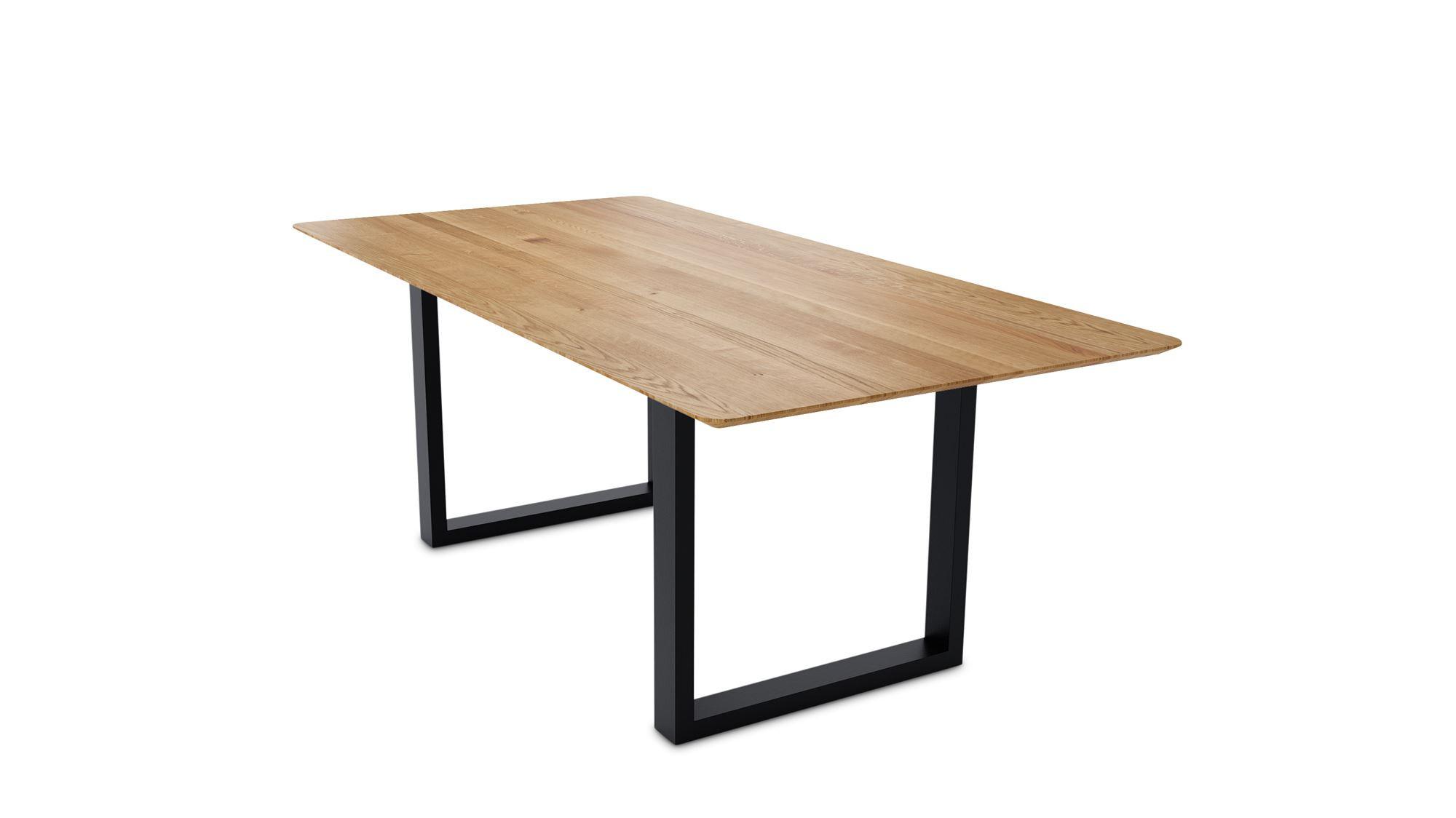 MASSIVHOLZTISCH Dagmar 4 180x76x90 Esszimmertisch Wildeiche geölt - Wildeiche, Holz (180/76/90cm) - 58aufmkessel