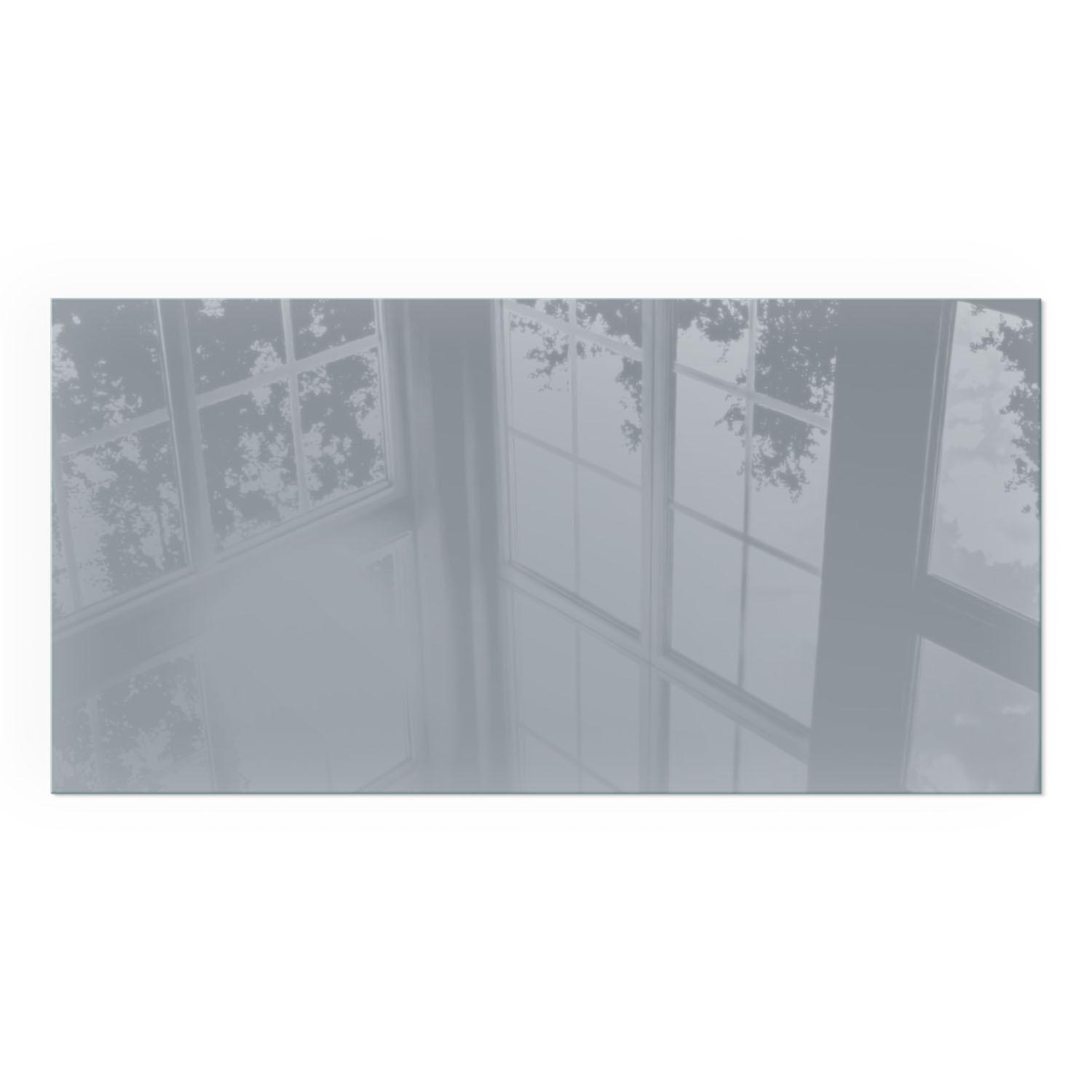 GLASPLATTE für Kamin 140x70 cm - Grau, Glas (140/70/0.4cm) - TULUP