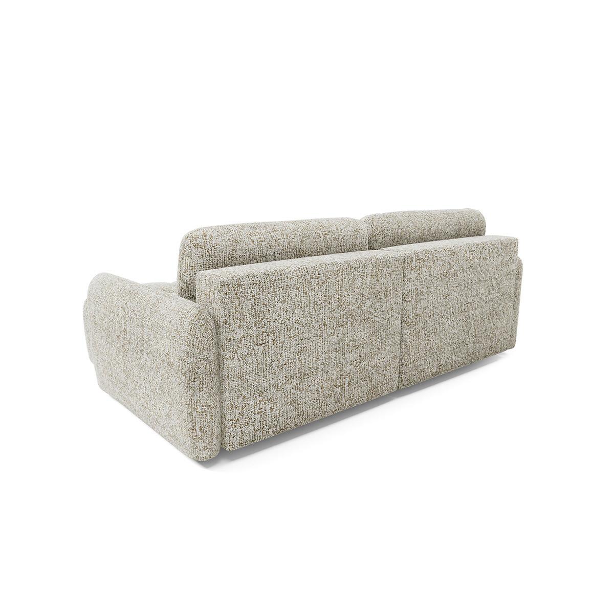 ECKSOFA Grau meliert - Grau, Holz (240/165cm) - Petits-meubles