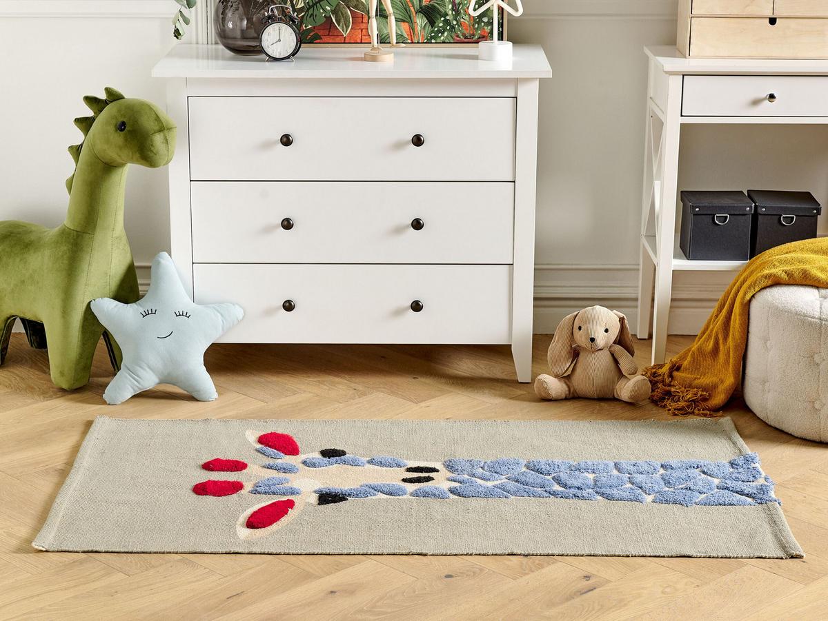 KINDERTEPPICH Sakubo 150/80 cm - Multicolor, Textil (80/150cm) - Beliani