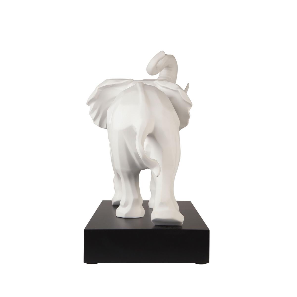DEKOFIGUR ELEFANT Studio 8 Serengeti weiß 54 cm - Weiß, Keramik (22/43/54cm) - Goebel