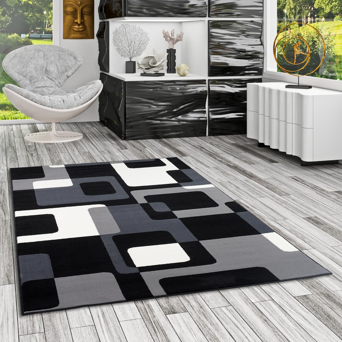 TEPPICH MODERN TRENDLINE RETRO - Grau, Textil (160/225cm) - Pergamon
