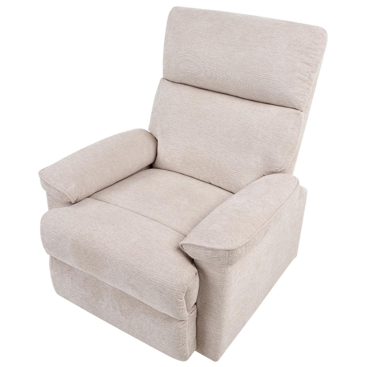 FERNSEHSESSEL Beige Everton - Beige, Textil (83/100/94cm) - Beliani