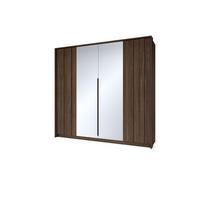 DREHTÜRENSCHRANK DAVANTI 223,2/210/59,6 cm 4-türig mit Spiegel Eichefarben - Eichefarben, Holzwerkstoff (223.2/210/59.6cm) - MASSENO