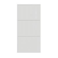 WAND-SCHUHSCHRANK Veldio mit 3 Klappen Weiß 50 cm - Weiß, Holzwerkstoff (50/103/30cm) - Selsey
