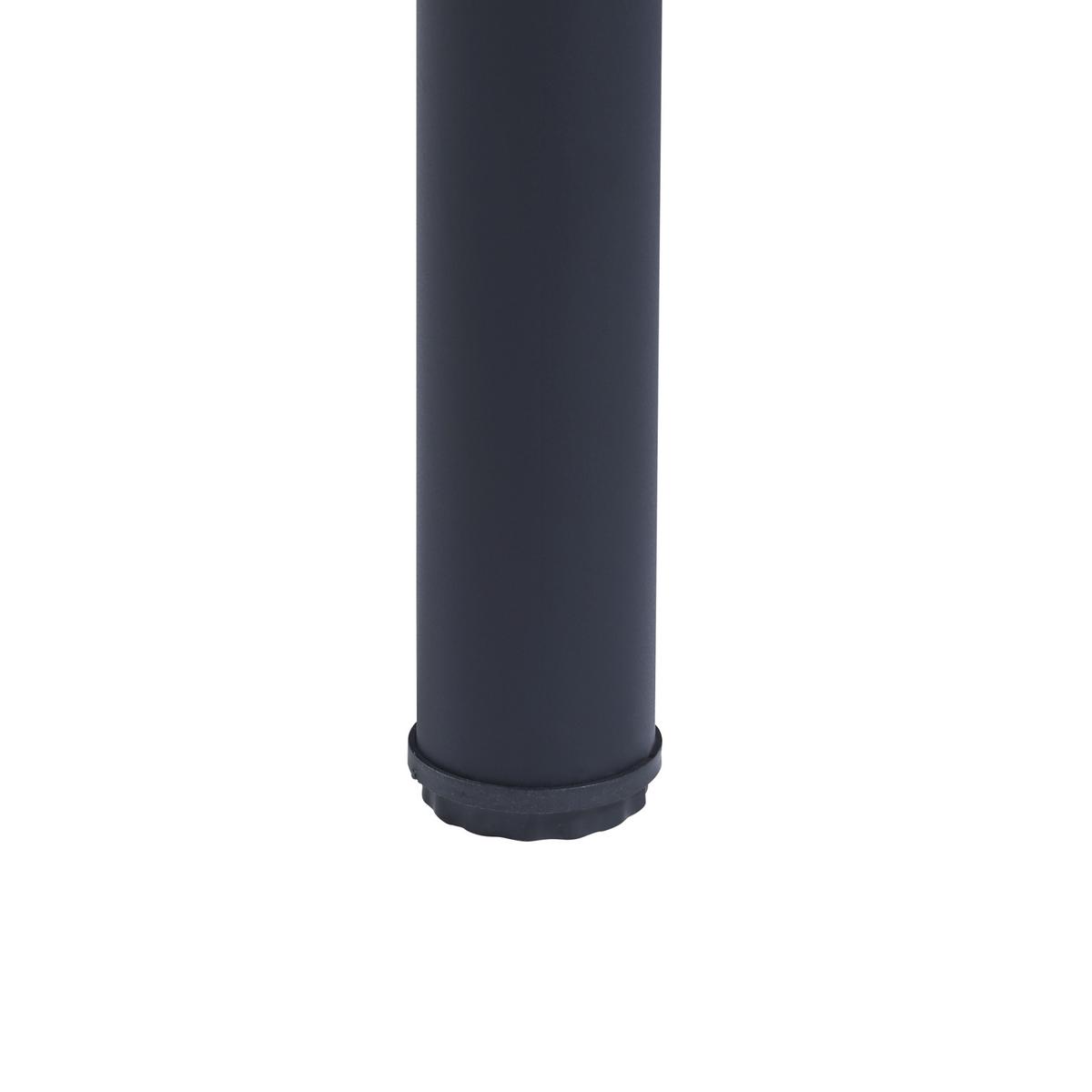 ESSTISCH Tammela - Schwarz, Holzwerkstoff/Metall (120/60/75cm) - [en.casa]