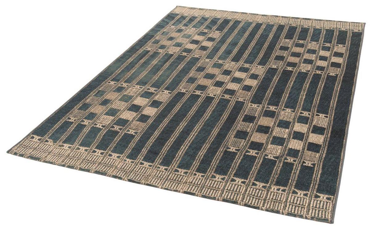 OUTDOORTEPPICH Aurora 80x165 cm - Blau, Textil (80/165cm) - Gino Falcone