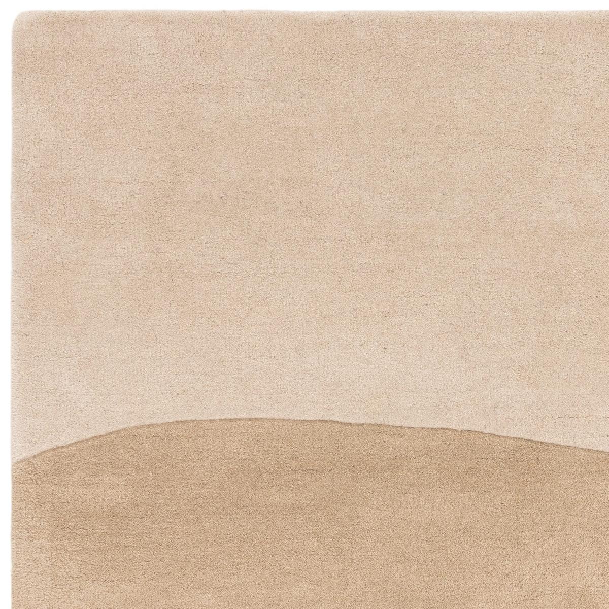 WOLLTEPPICH ELAN-Maas, geometrisch-abstrakt, Beige, 120 x 170 cm - Beige, Textil (170/120cm) - KADIMA DESIGN