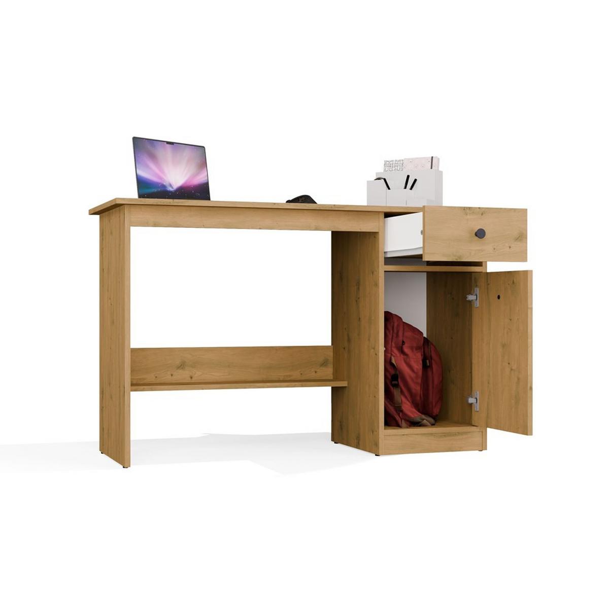 SCHREIBTISCH Artisan Eiche 120/75/45 - Eiche Artisan, Holzwerkstoff (90/50/75cm) - RAUMHIRSCH FURNITURE
