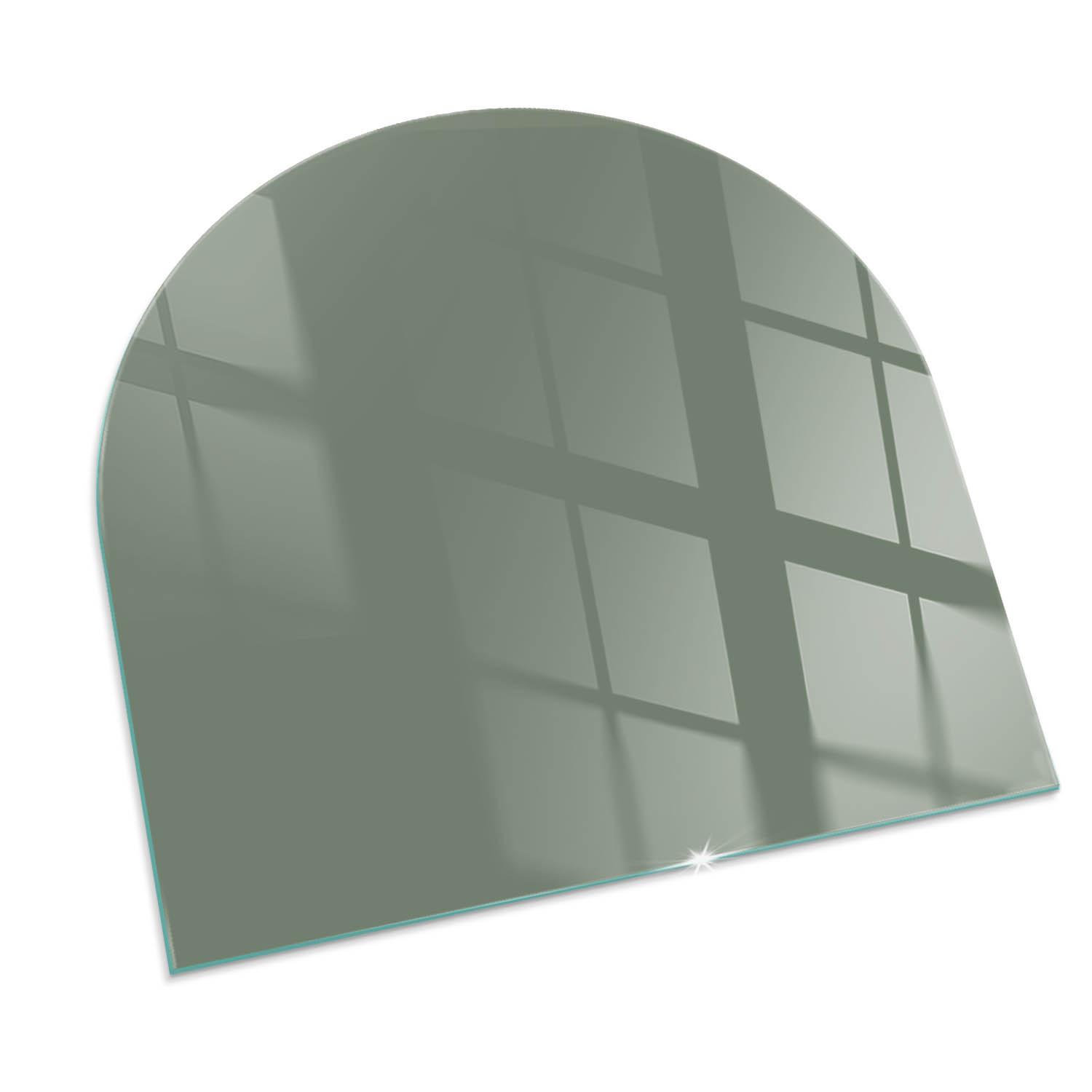 GLASPLATTE für Kamin 100x100 cm - Grün, Glas (100/100/0.4cm) - TULUP