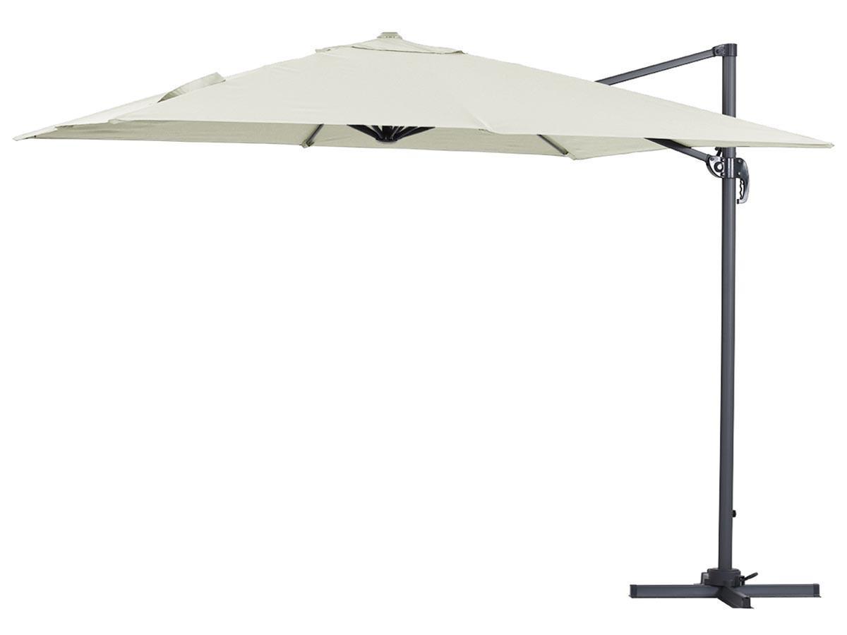 SONNENSCHIRM sun 3 Ekru - Beige, Metall (300/300cm) - Habitat Garten