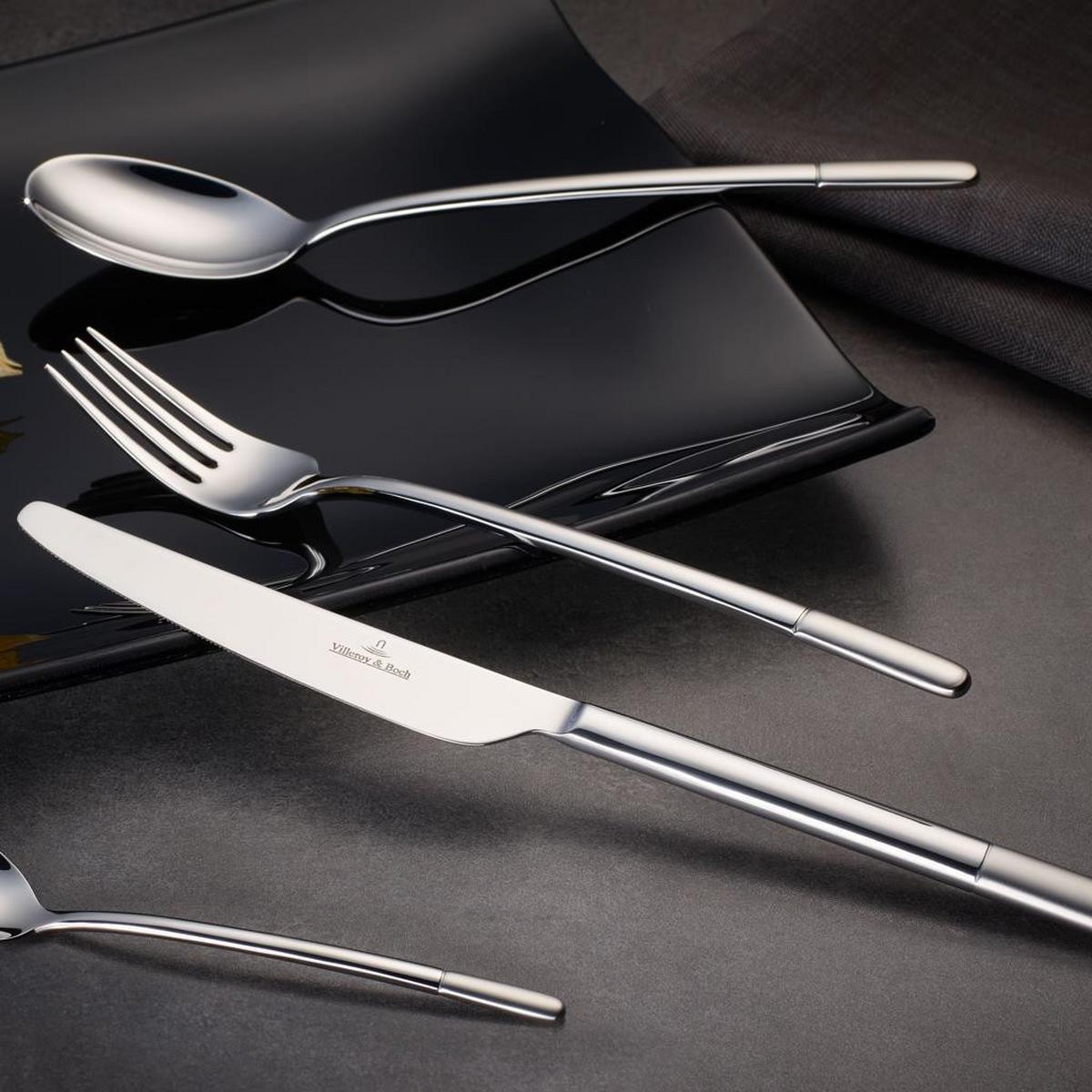 TAFELBESTECK Ella silber 30-tlg. - Silberfarben, Metall - Villeroy & Boch