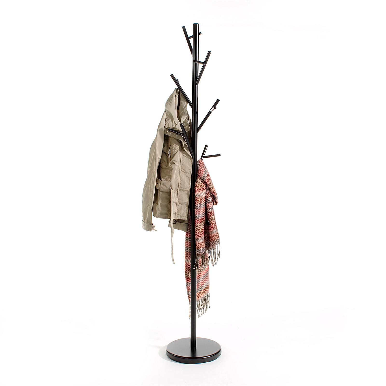 KLEIDERSTÄNDER ZENO schwarz - Schwarz, Metall (30/177/30cm) - IDIMEX