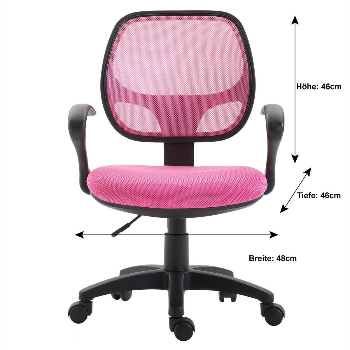 KINDERDREHSTUHL COOL pink - Pink, Textil (58/97/58cm) - IDIMEX
