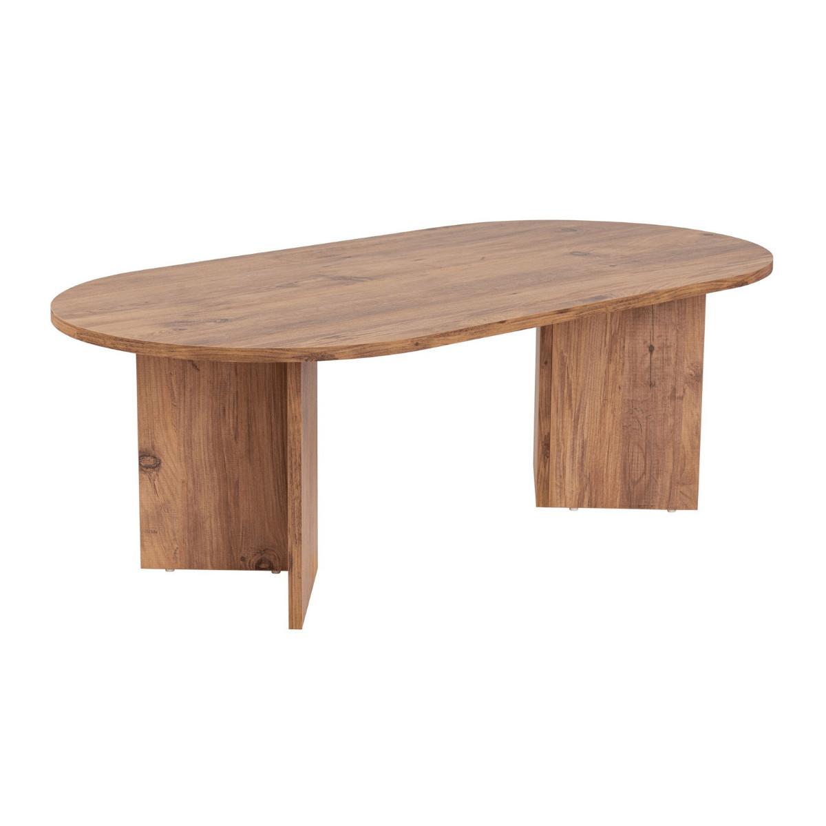 COUCHTISCH - iris 119/60/39,8 cm - Beige, Holzwerkstoff (119/60/39.8cm) - Calicosy
