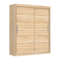 SCHWEBETÜRENSCHRANK VIVA 180/215,5/59cm 2-türig Sonoma Eiche - Sonoma Eiche, Holzwerkstoff (180/215.5/59cm) - MASSENO