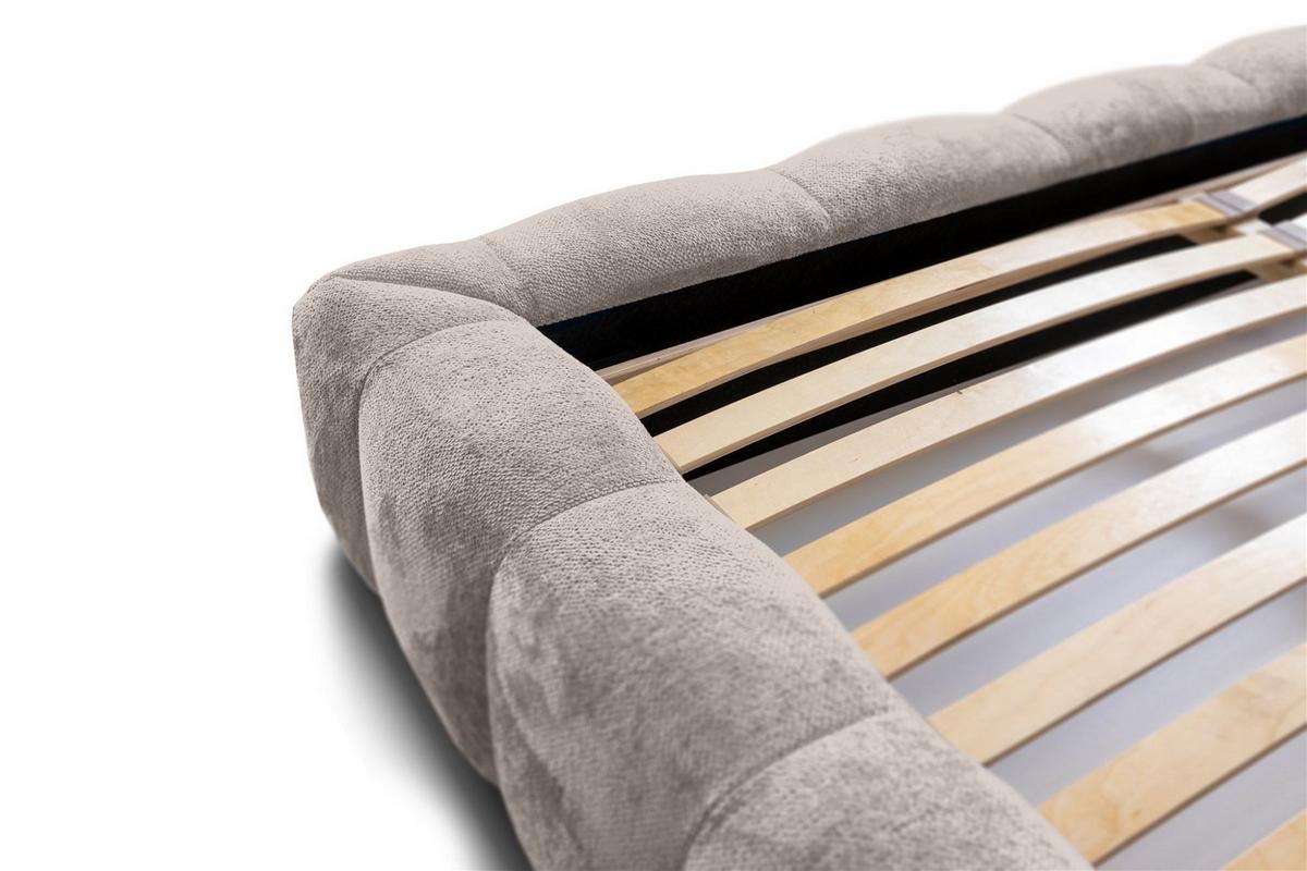 POLSTERBETT Hailey In Tender Way - Beige, Holzwerkstoff/Textil (140/200cm) - Fun Möbel