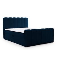 BOXBETT Denis Premium - Blau, Holzwerkstoff/Textil (120/200cm) - Fun Möbel